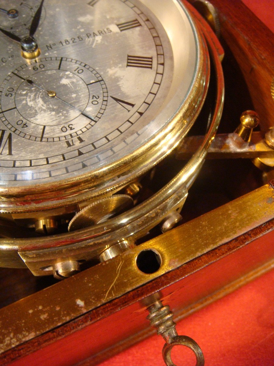 Chronometer De Marine L. Leroy-photo-2