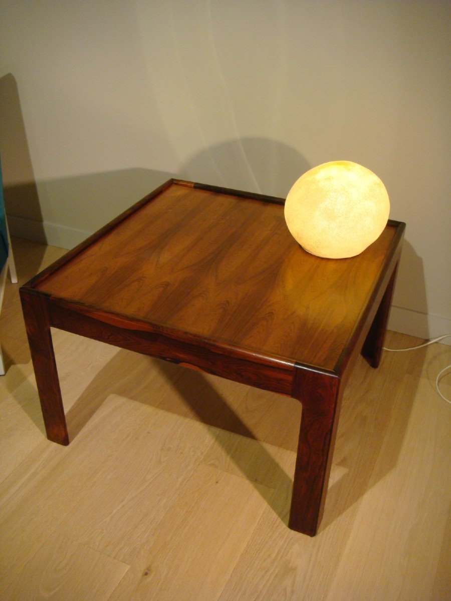 Coffee Table End Of Sofa In Rosewood - Illum Wikkelso Circa 1960-photo-3