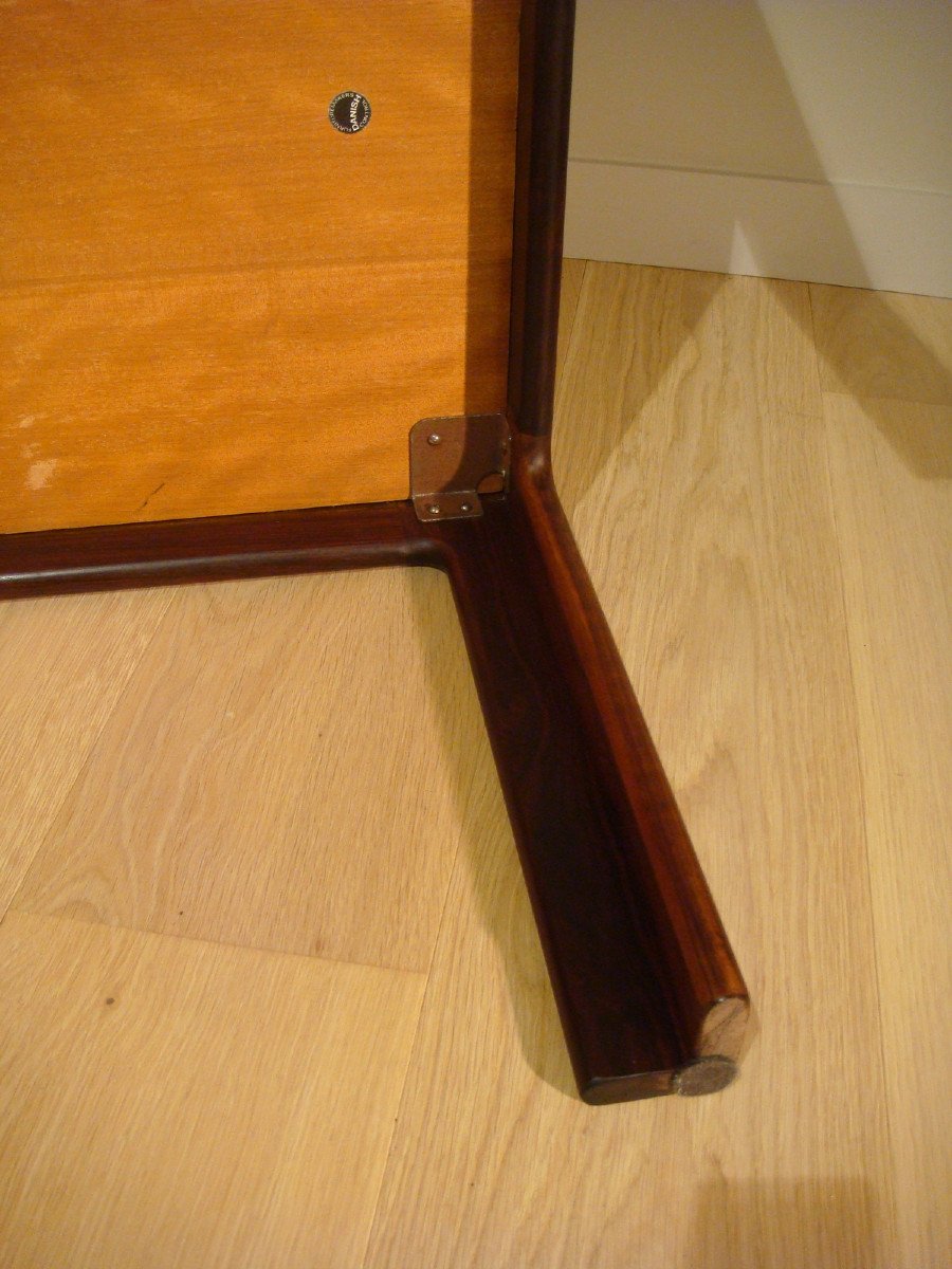 Coffee Table End Of Sofa In Rosewood - Illum Wikkelso Circa 1960-photo-7