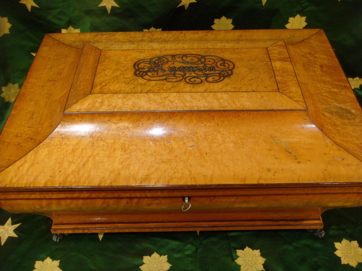 Important Shawl Box Box - Charles X Period-photo-3