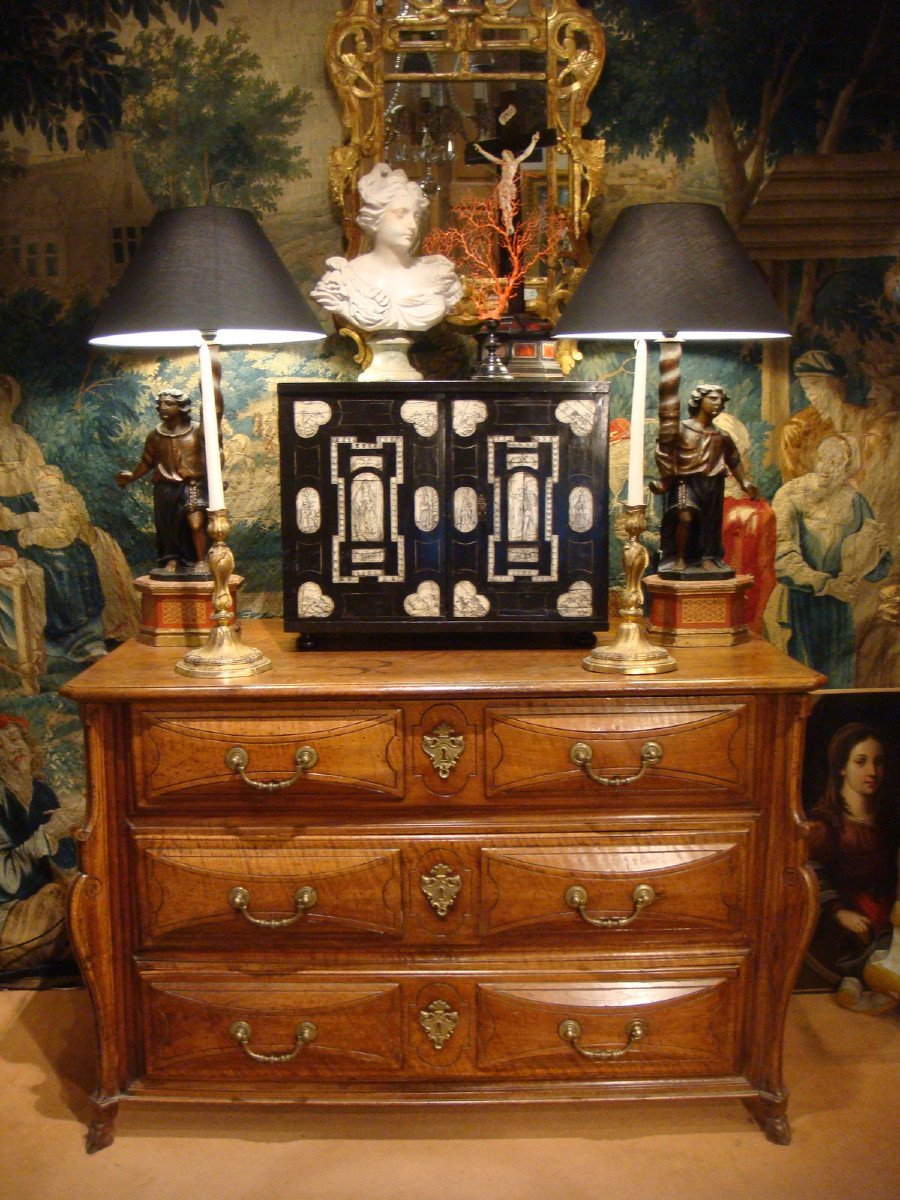 Mazarine Chest Of Drawers In Walnut Wood - Eighteenth Time
