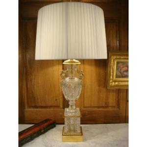 Charles X Style Size Crystal Lamp