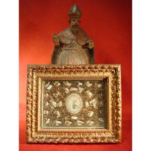 Paperolles Reliquary Frame - Early 18th Century Period 