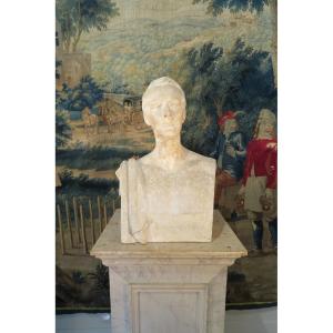 BUSTE EN PLATRE DE LAMARTINE Epoque XIX ème Siècle