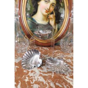 Odiot Paris Solid Silver Shells Late 19th Century 