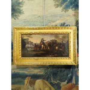 TABLEAU SCENE DE BATAILLE Epoque XVIII ème Siècle 