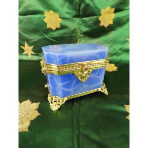 Blue Opaline Gift Box, Second Empire Period