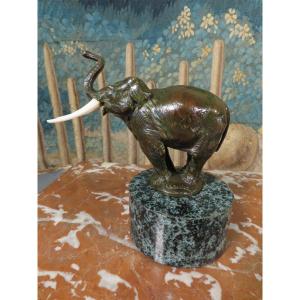 C. Charles Elephant Bronze Sculpture, Circa 1900–1920 