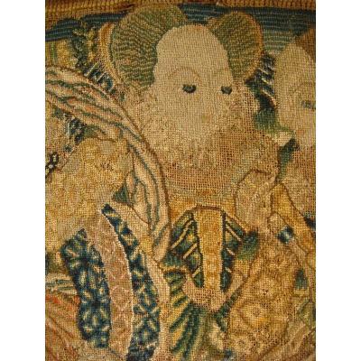 Tapestry Headband Courtine England - Early 17th Century