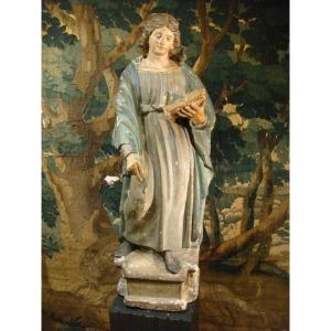 Saint Catherine Stone Sculpture - Early 18th Century Period