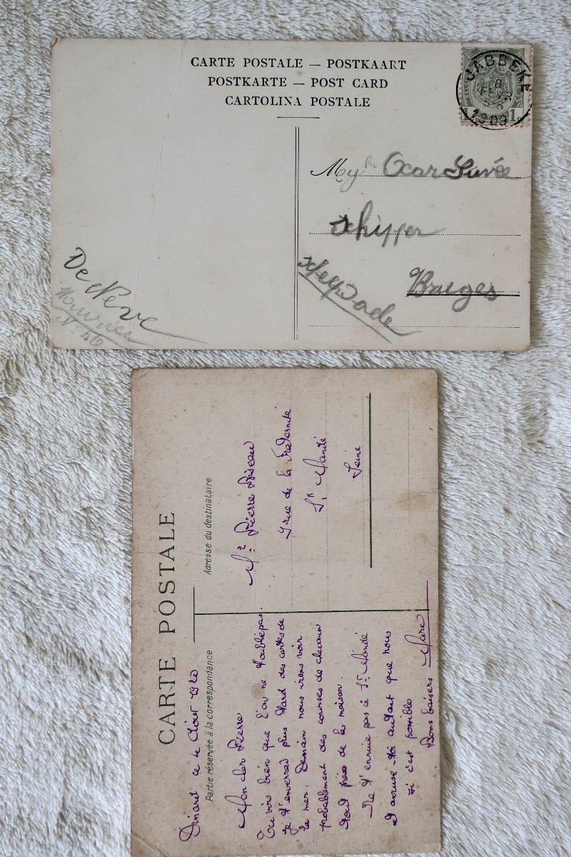 13 Postcards Cats And Animals, Helena Maguire, Advertisements... 1900-1930-photo-6