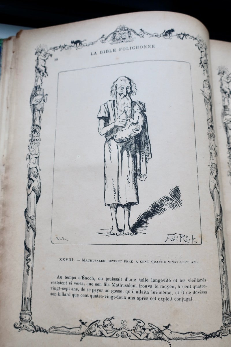 "the Folichonne Bible, And Other Farces...", Léo Tard Around 1880/90 800p. Librairie B Simon & Cie-photo-2