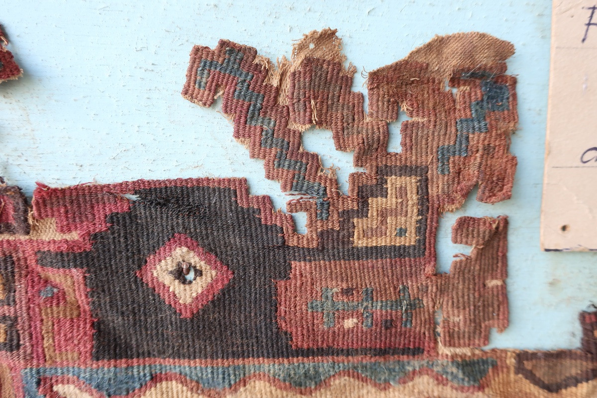 Fragment Textile Précolombien Pérou Nord, Moro, Mochica - Huari, 600 - 1100 Ap JC-photo-5