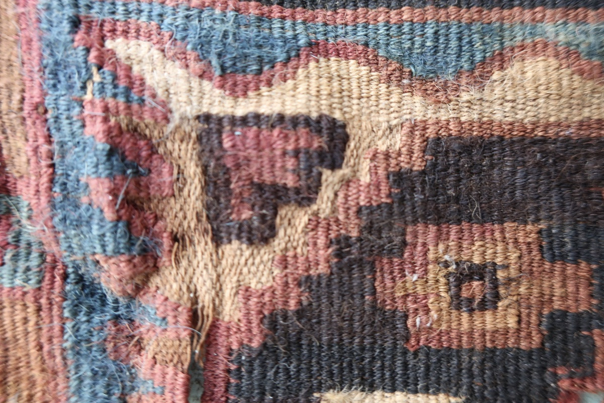 Fragment Textile Précolombien Pérou Nord, Moro, Mochica - Huari, 600 - 1100 Ap JC-photo-8