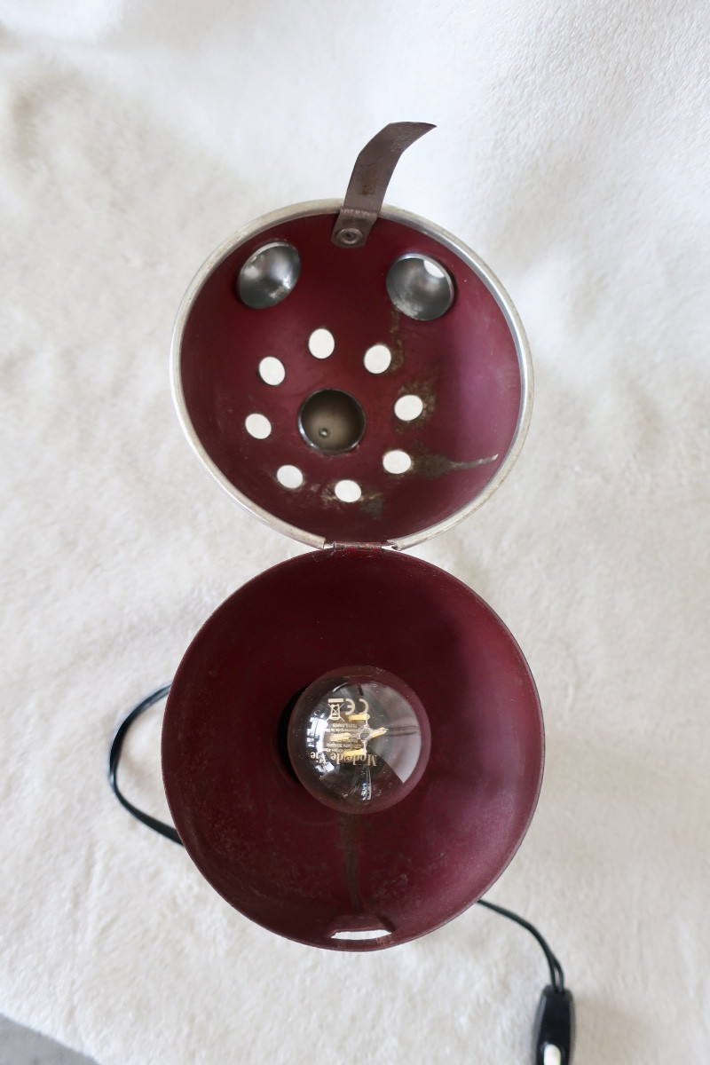 Rare Lamp, Night Light, "robot", By Satco C, Italy, Circa 1960-photo-5