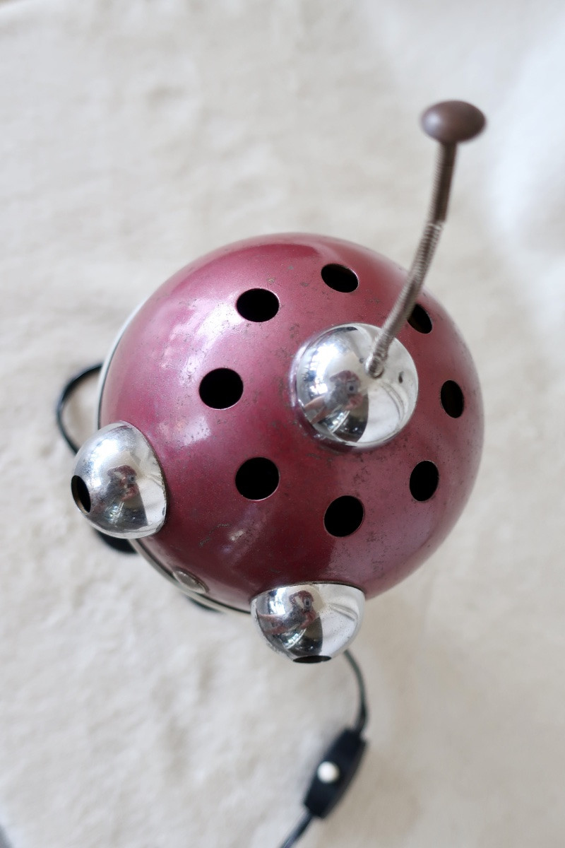 Rare Lamp, Night Light, "robot", By Satco C, Italy, Circa 1960-photo-7
