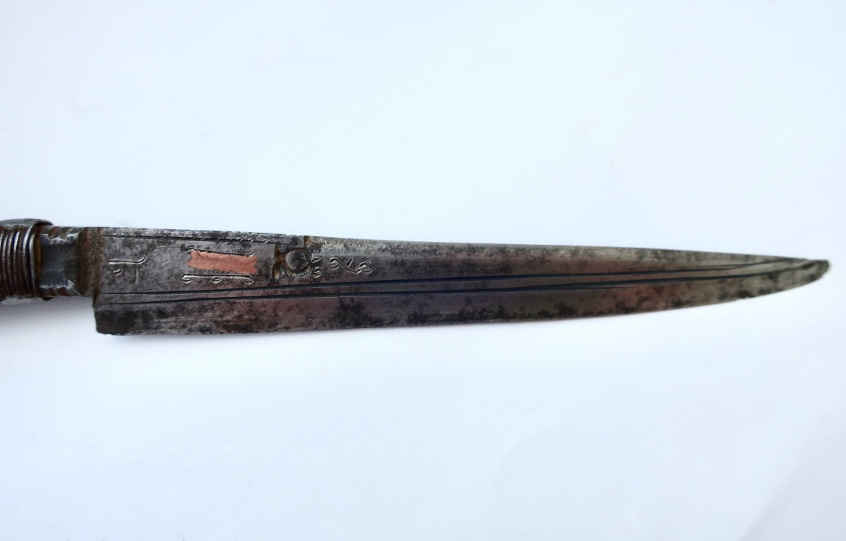 Dagger, Berber Knife 19th Century, Khod(a)mi Or Bousaâdi-photo-4