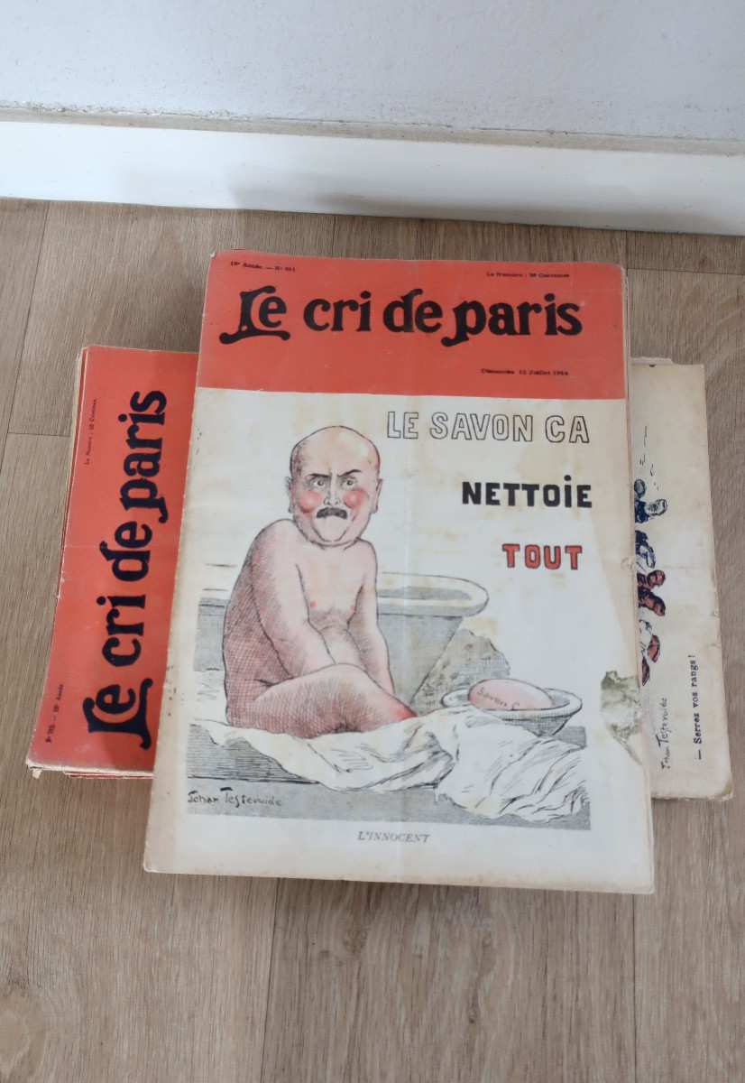 "le Cri De Paris", 34 Magazines From 1912 And 1914, Good Condition, 1st World War-photo-6