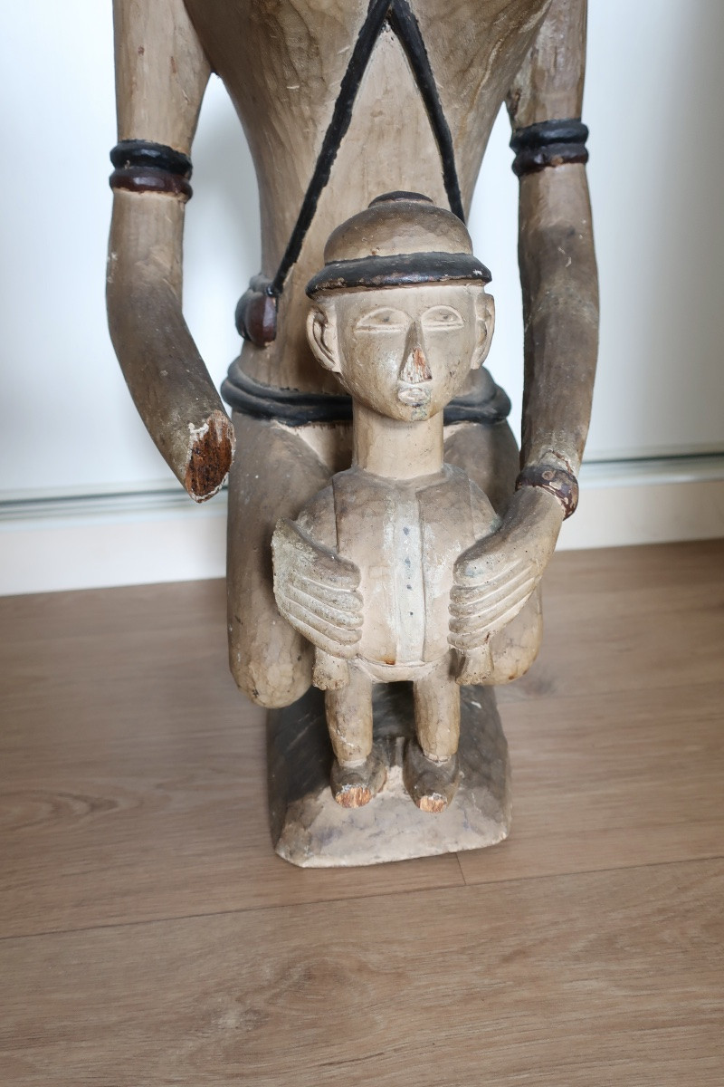 Tambour BAGA " A-ndèf", Guinée, 1ère moitié du XXème siècle.-photo-2