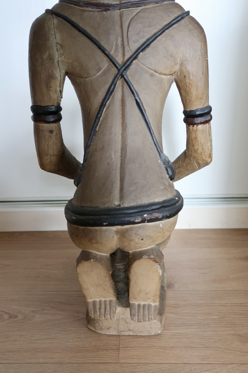 Tambour BAGA " A-ndèf", Guinée, 1ère moitié du XXème siècle.-photo-3