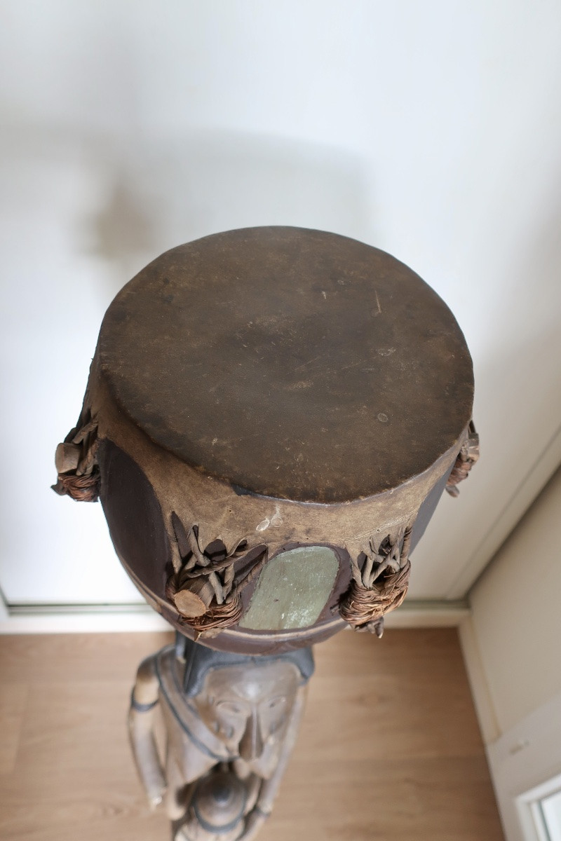 Tambour BAGA " A-ndèf", Guinée, 1ère moitié du XXème siècle.-photo-4