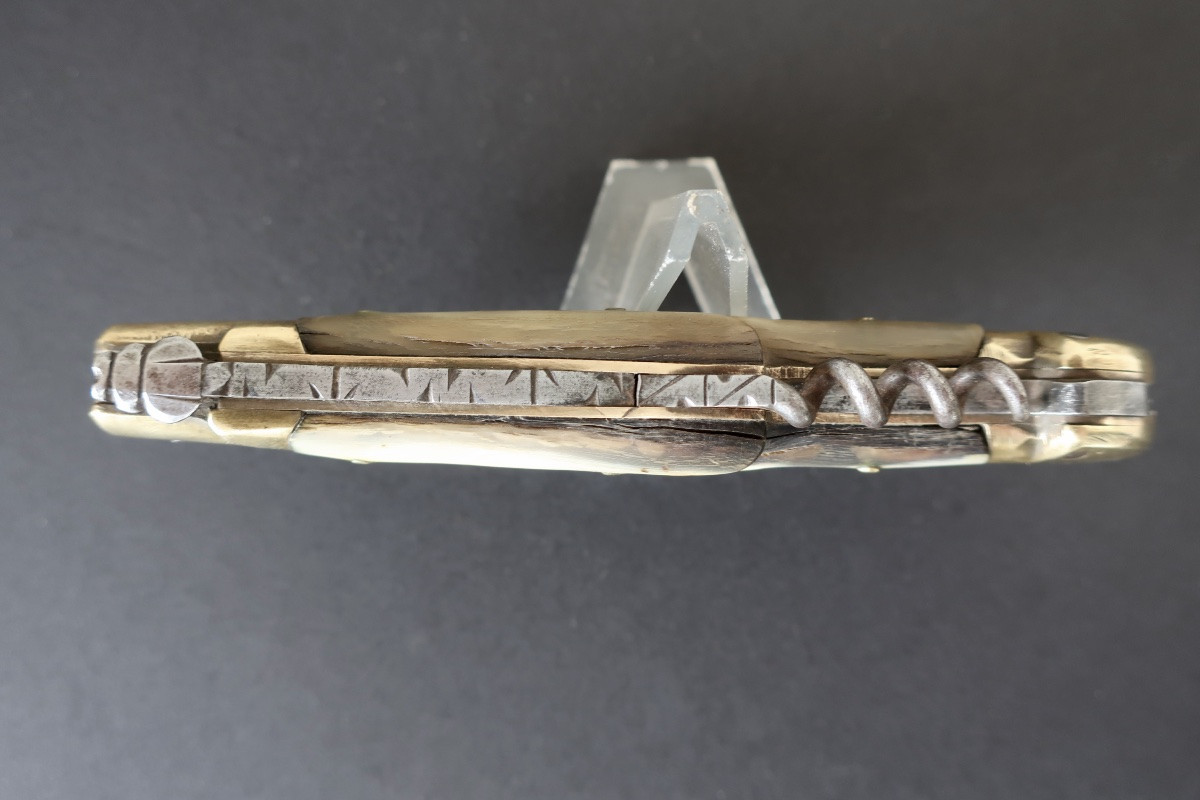 Couteau Pliant 3 Pièces Laguiole 55 Sauzède Angely, G. Fayet-photo-3