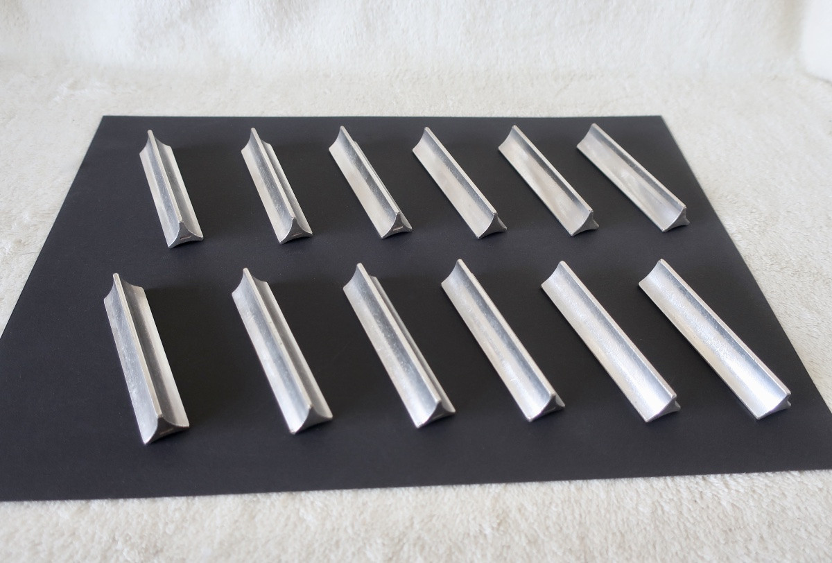 Boulenger Orfèvre : 12 Porte - Art Deco Knives-photo-2