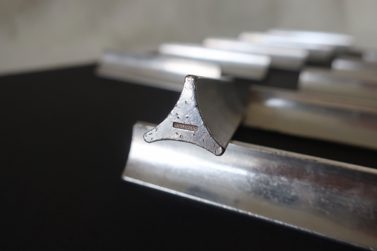 Boulenger Orfèvre : 12 Porte - Art Deco Knives-photo-4