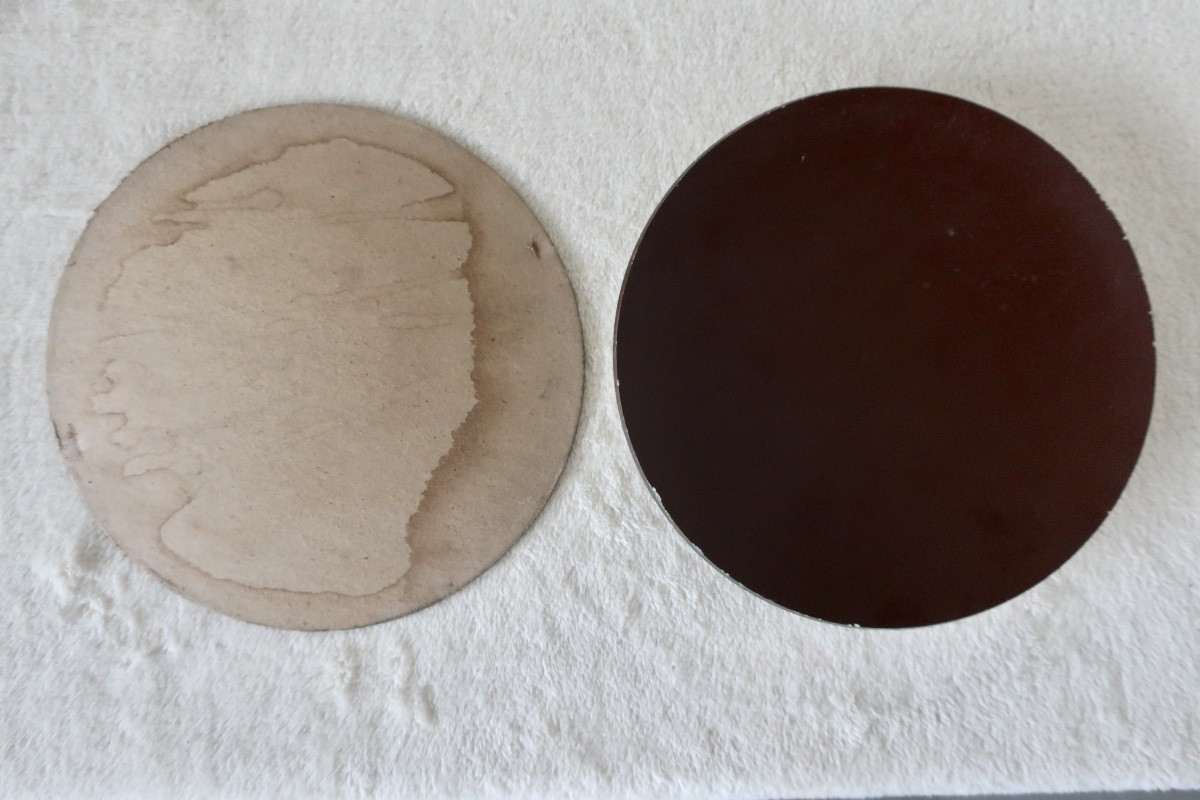 Miroir Sorcière Seul Signé Chaty Vallauris, 19.6 Cm-photo-1