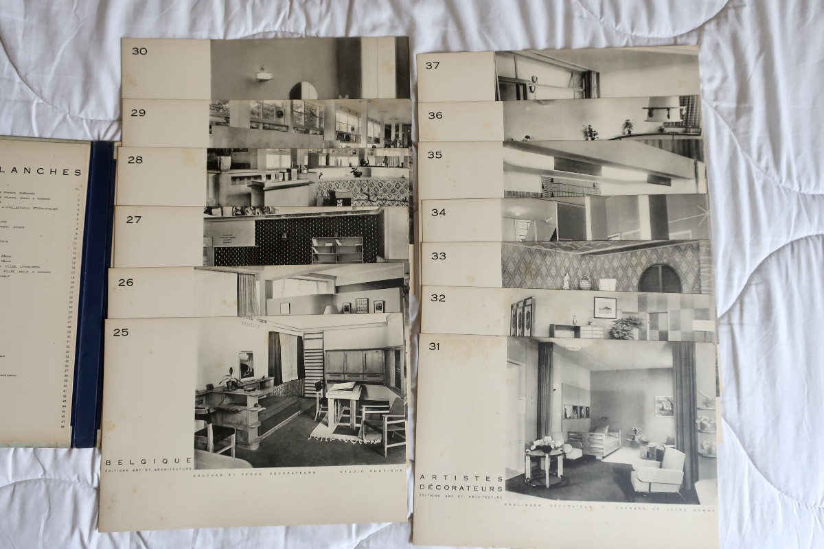 Portfolio Exposition 1937 Décoration Intérieure, Editions Art Et Architecture Paris-photo-6