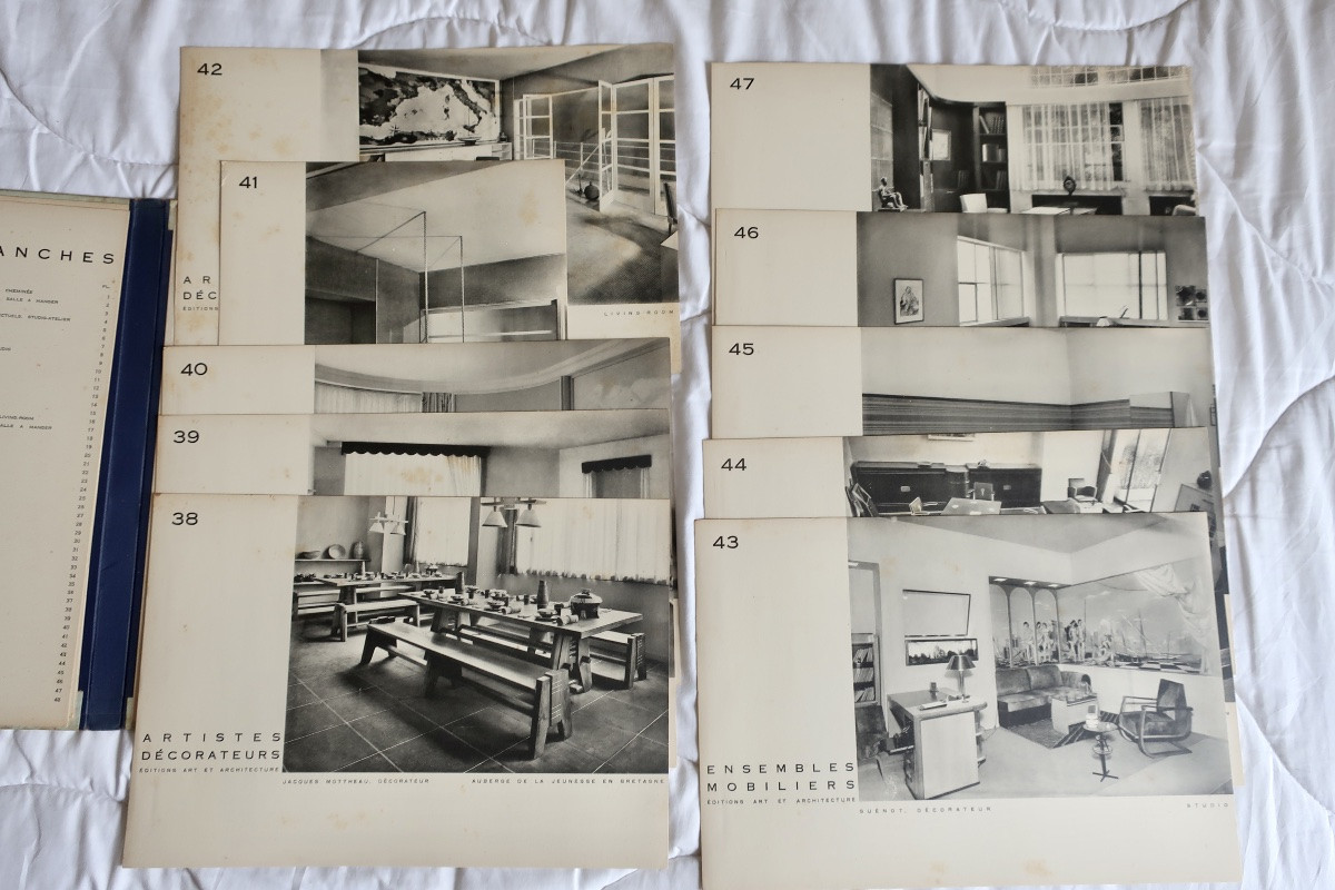 Portfolio Exposition 1937 Décoration Intérieure, Editions Art Et Architecture Paris-photo-7
