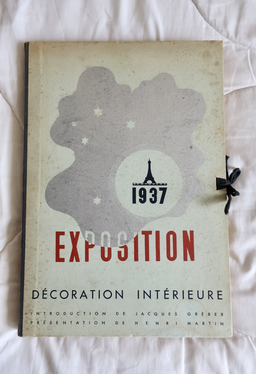 Portfolio Exposition 1937 Décoration Intérieure, Editions Art Et Architecture Paris