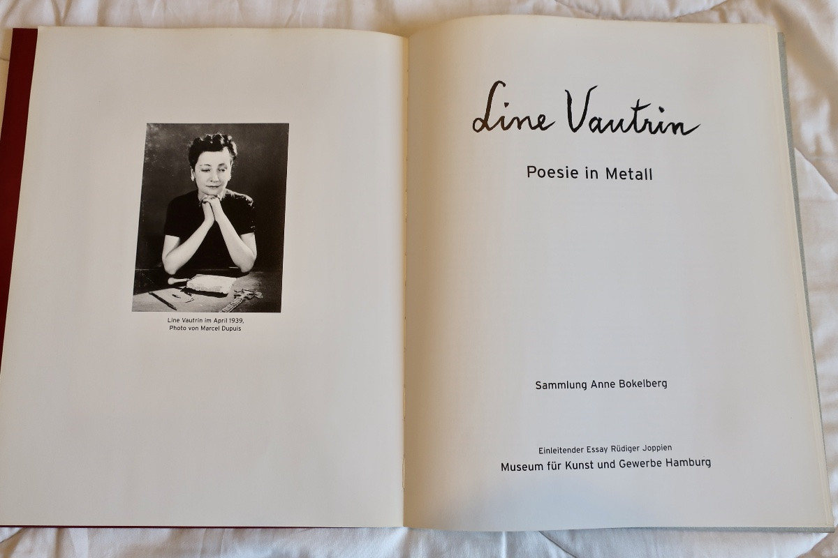 Line Vautrin, "poesy In Metal", Anne Bokelberg, Very Rare Catalog, Expo In Hamburg-photo-1
