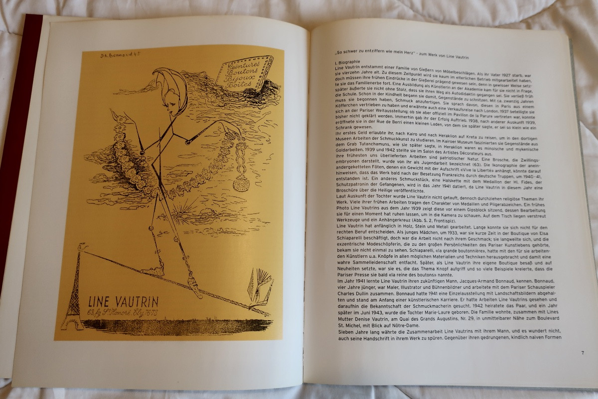 Line Vautrin, "poesy In Metal", Anne Bokelberg, Very Rare Catalog, Expo In Hamburg-photo-2