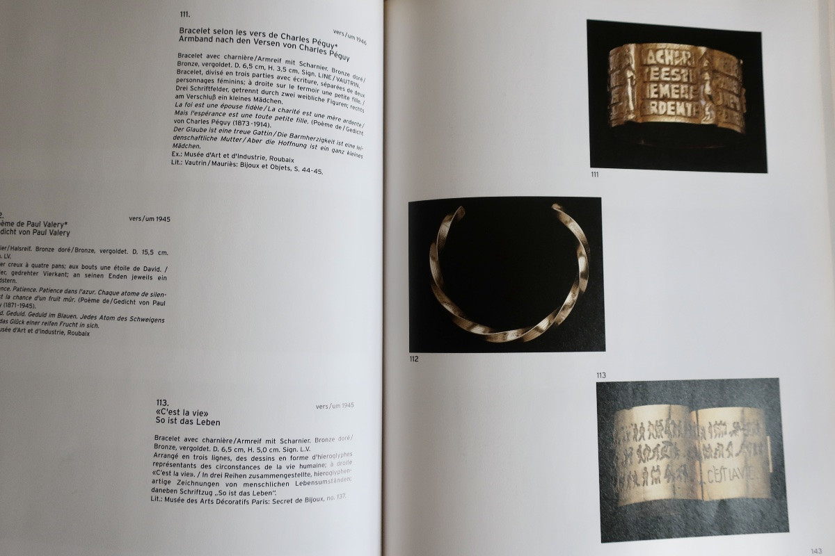 Line Vautrin, "poesy In Metal", Anne Bokelberg, Very Rare Catalog, Expo In Hamburg-photo-7