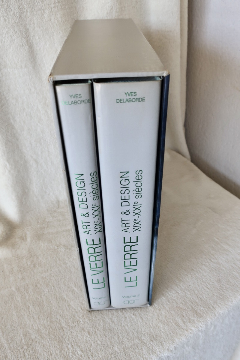 Le Verre Art & Design 19e-21e Siècles Coffret 2 Volumes Yves Delaborde Tbe-photo-2