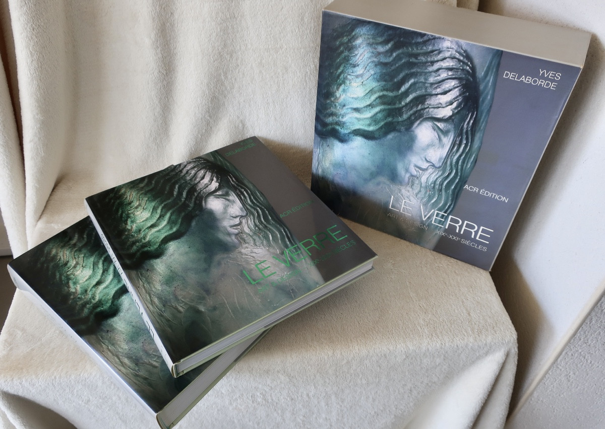 Le Verre Art & Design 19e-21e Siècles Coffret 2 Volumes Yves Delaborde Tbe