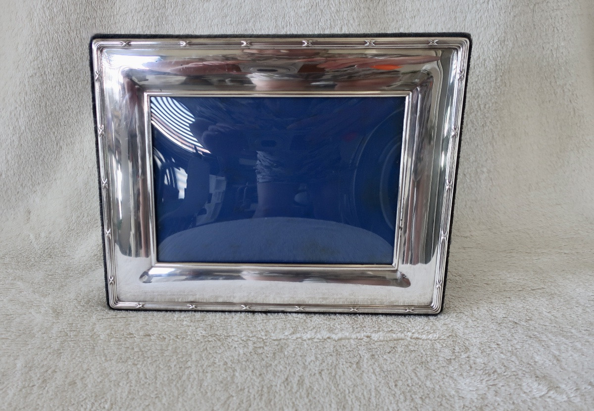 Cadre à Photo Verre Bombé Métal Argenté Sheffield-photo-2