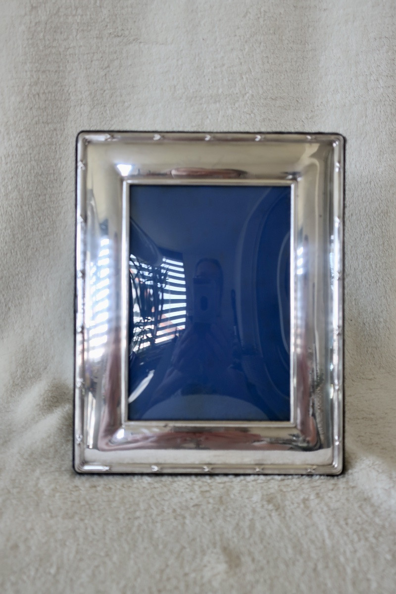 Cadre à Photo Verre Bombé Métal Argenté Sheffield-photo-4