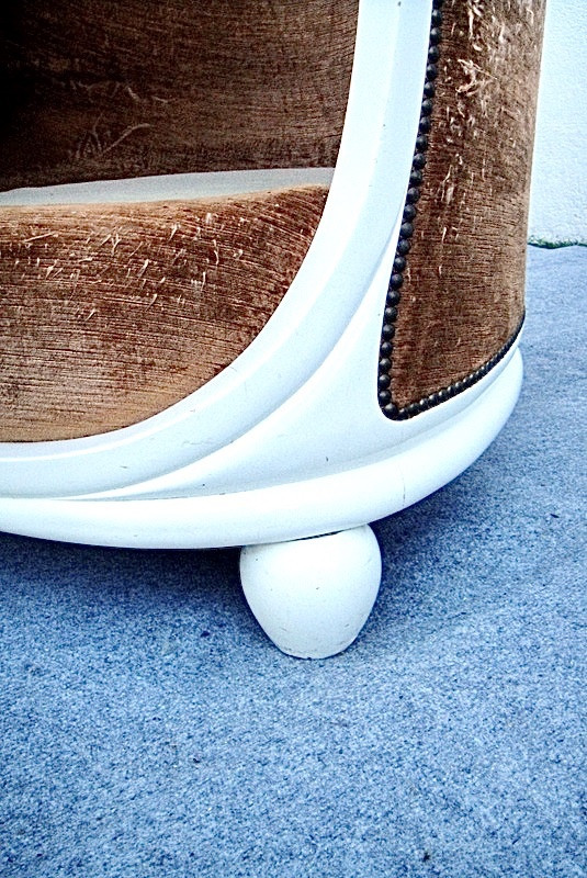 Fauteuil Art Déco DLG André Groult, à Retapisser-photo-3