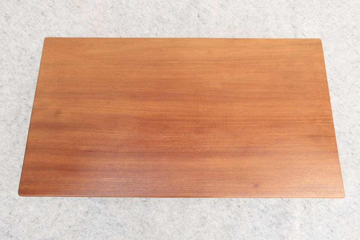 Scandinavian Coffee Table In Solid Teak, Japanese Style, 20th Century, Tbe-photo-4