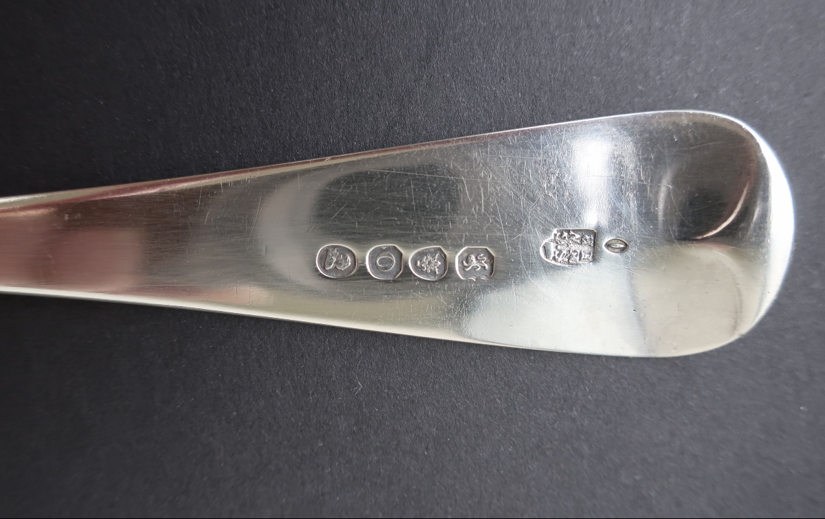 Deux Cuillers Argent Massif Anglais, Londres 1809, 124 gr-photo-5