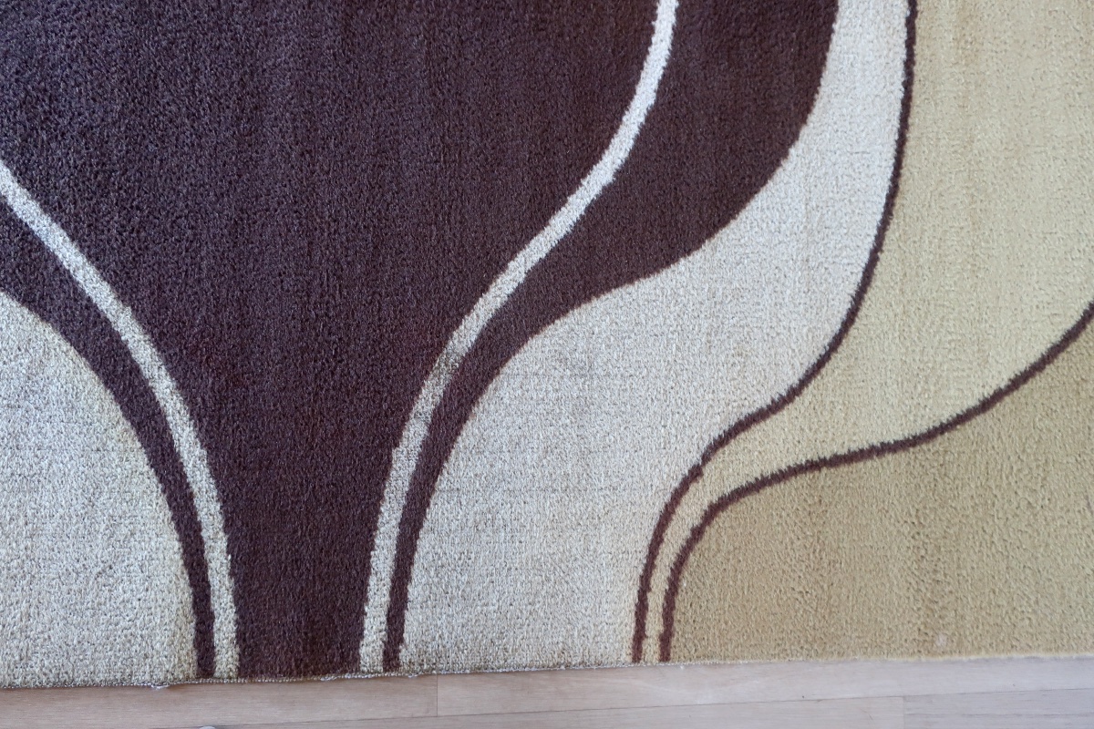 Pierre Martin JACOT + Woolmark, Rare Tapis Laine Design 1970's-photo-6