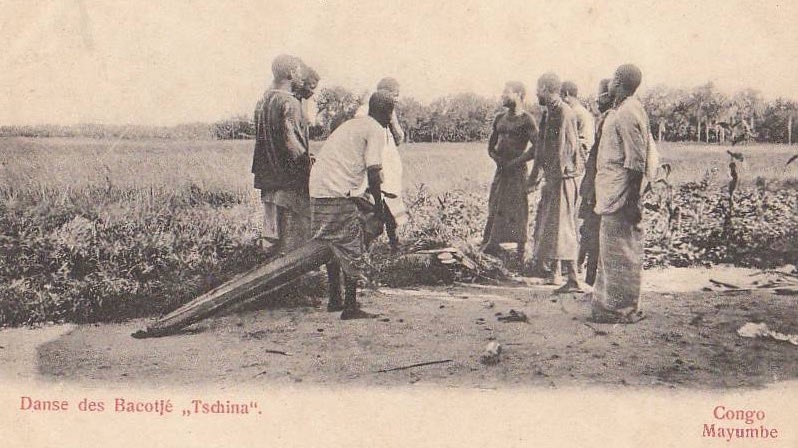 Rare Tambour Mayombe ou Mayumbe, "Ndungu" ou " Ingomba"-photo-8