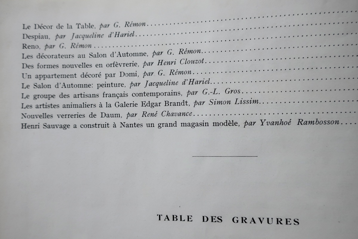 "furniture And Decoration," 1931. Complete Hardcover Volume, Published By Edmond Honoré, In Excellent Condition-photo-2