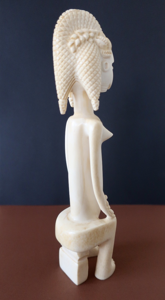 Rare Bambara-bamana "guandoudou" Fertility Figure, Ivory Coast, Circa 1930, H 21.2 Cm-photo-4