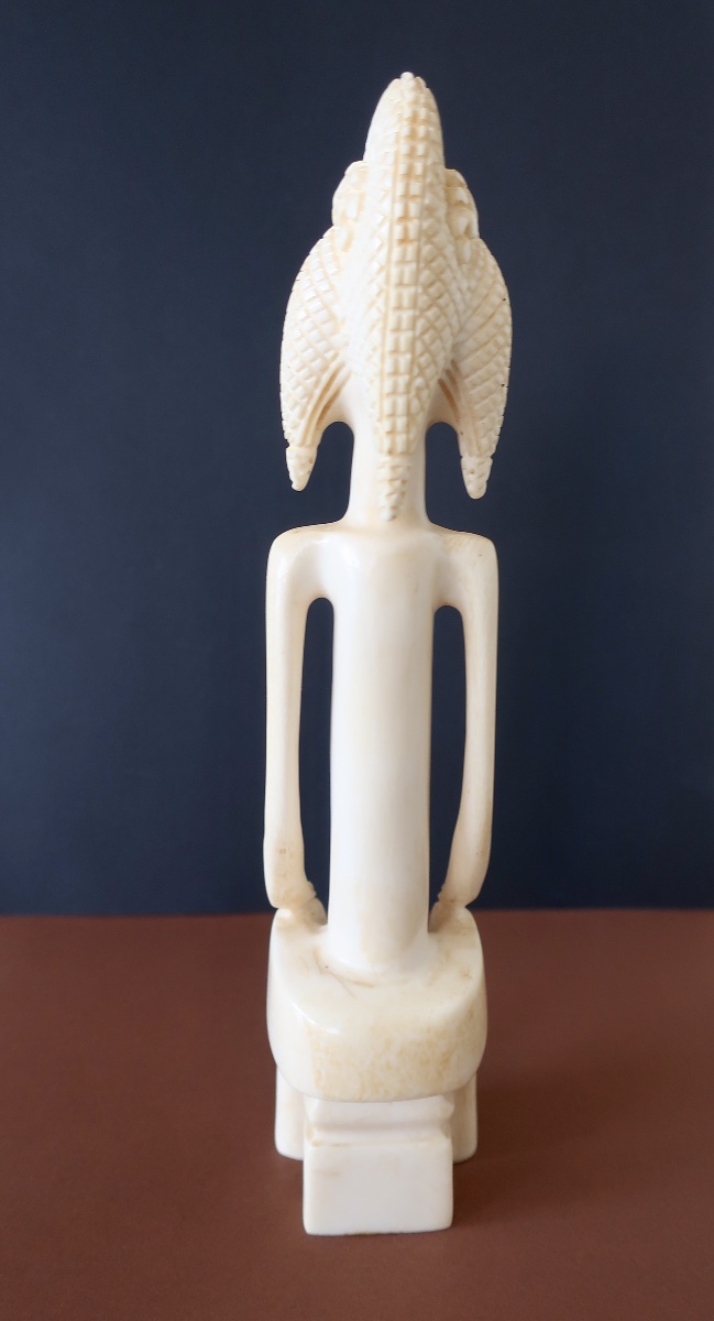 Rare Bambara-bamana "guandoudou" Fertility Figure, Ivory Coast, Circa 1930, H 21.2 Cm-photo-1
