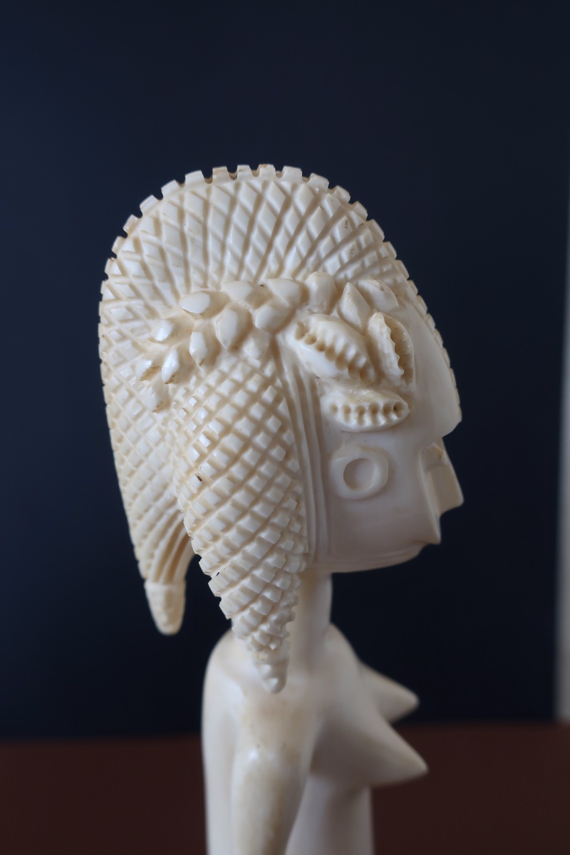 Rare Bambara-bamana "guandoudou" Fertility Figure, Ivory Coast, Circa 1930, H 21.2 Cm-photo-2