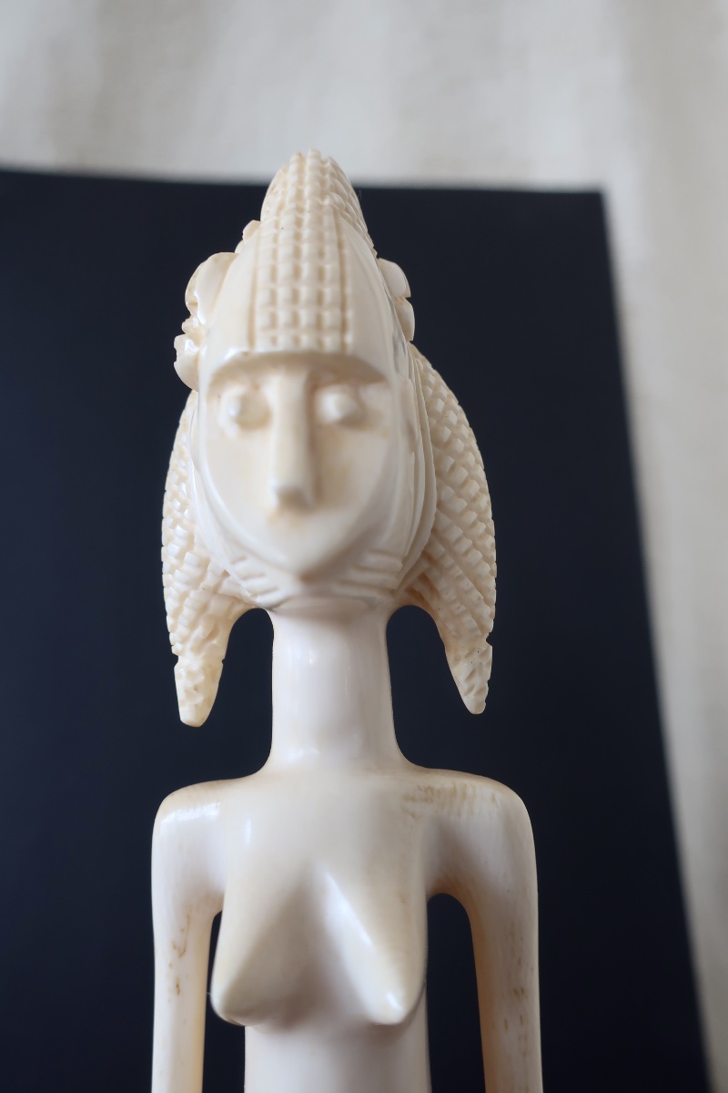 Rare Bambara-bamana "guandoudou" Fertility Figure, Ivory Coast, Circa 1930, H 21.2 Cm-photo-4
