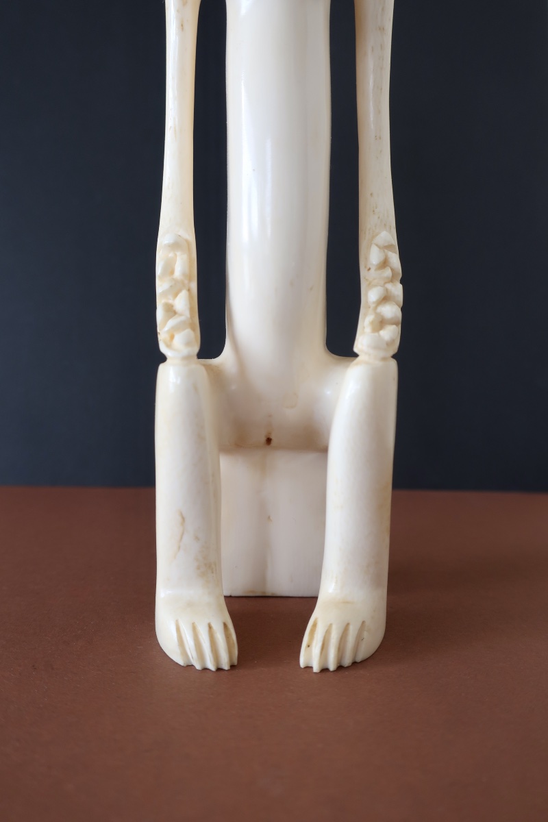 Rare Bambara-bamana "guandoudou" Fertility Figure, Ivory Coast, Circa 1930, H 21.2 Cm-photo-5